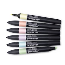 Markerpenna ProMarker 6 Pastel tones Winsor & Newton