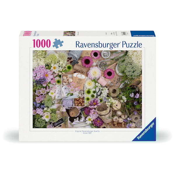 Kjærlighet for blomster Puslespill 1000 brikker, Ravensburger