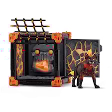 Eldrador BattleCave Lava Hyena Schleich