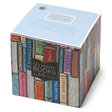 Muistilappublokki Kirjat Kynänreiällä 9x9 cm Happy Memo