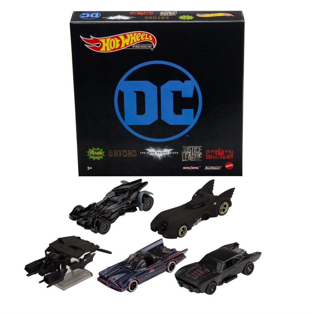 Hot Wheels Bilar Premium 1:64 Batman 5-Pack online | Adlibris