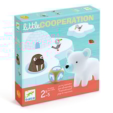 Spel Lilla Samarbetet Samarbetsspel Flytta Djuren från Isflaket till Iglon Djeco