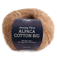 Adlibris Alpaca Cotton Big 50 g, Camel Twist A669