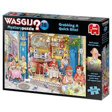 Puslespill, Grabbing a Bite to Eat!, 1000 brikker, Wasgij Mystery 18
