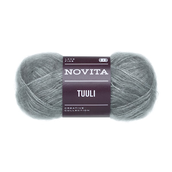 Tuuli Garn Mohair 25 g skjær 042 Novita