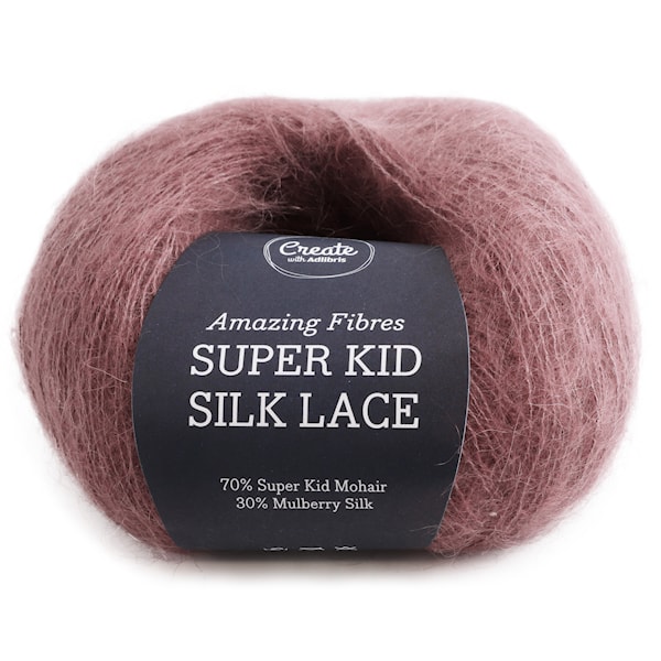 Adlibris Super Kid Silk Lace 25g Heather A441