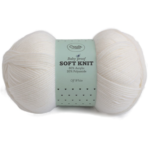 Adlibris Soft Knit 100g Off White A326
