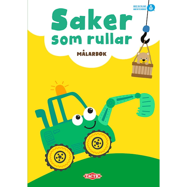 Målarbok Saker Som Rullar Tactic