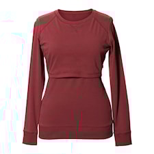 Boob Warmer Sweatshirt, Barn Red, Str. L
