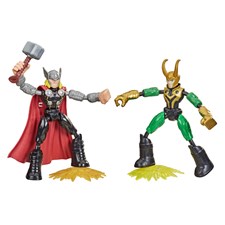 Bend and Flex Thor vs. Loki Avengers