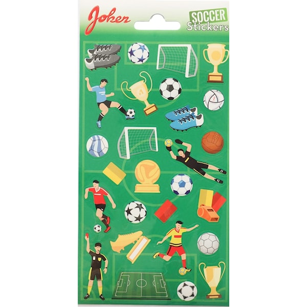 Klistermerker Fotball 1 ark