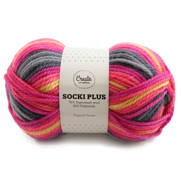 Adlibris SOCKI PLUS 100g Tropical Sunset B044