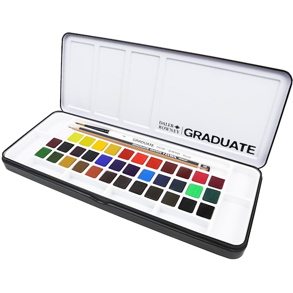 Akvarellfarge Graduate 36 Halvkopper Daler-Rowney