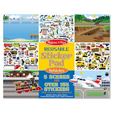 Klistremerkersett, 5 Miljøer, Transport, Melissa & Doug