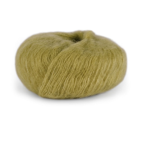 Dale Garn Erle Silk Mohair Mix 50 g Gulgrønn 2231