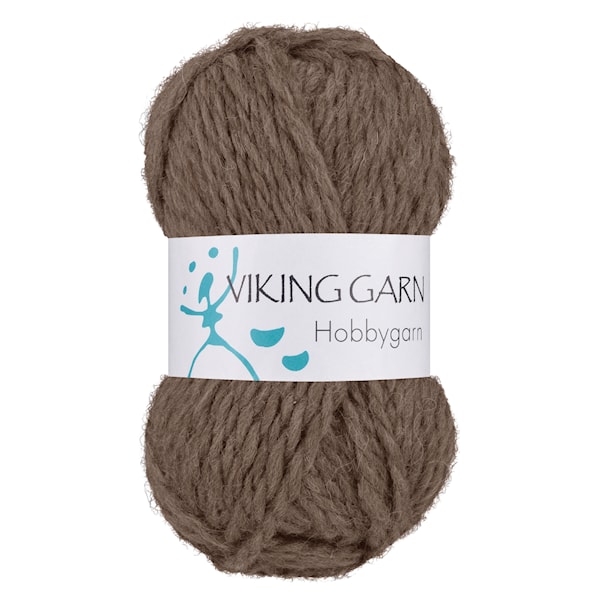 Hobbygarn 50 g Brun 908 Viking Garn