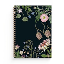 Muistikirja A5 Villikukka Musta