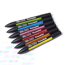 Markør penn Winsor & Newton ProMarker Sett 6 Vibrant tones