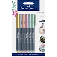 Faber-Castell Metallic marker, 6 Pennor