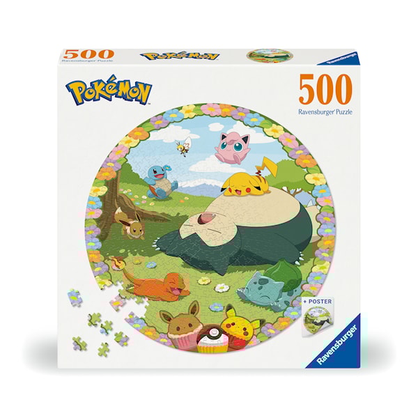 Puslespill Blooming Pokémon 500 brikker, Ravensburger