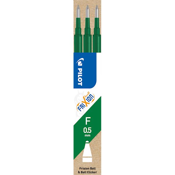 Pilot Pen Pilot FriXion - refill - green (pack of 3)