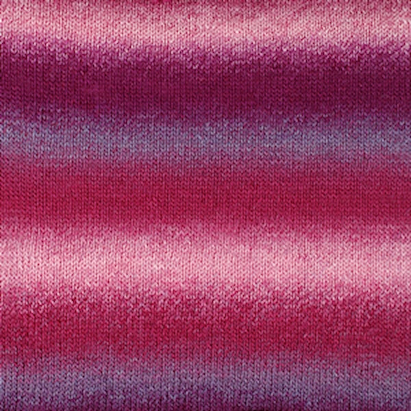 Drops Delight Print Lanka Villasekoitus 50g Pink/Purple 06
