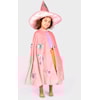 Cape med Hatt Sammet Dusty Pink 104-128 cl Den God Fen