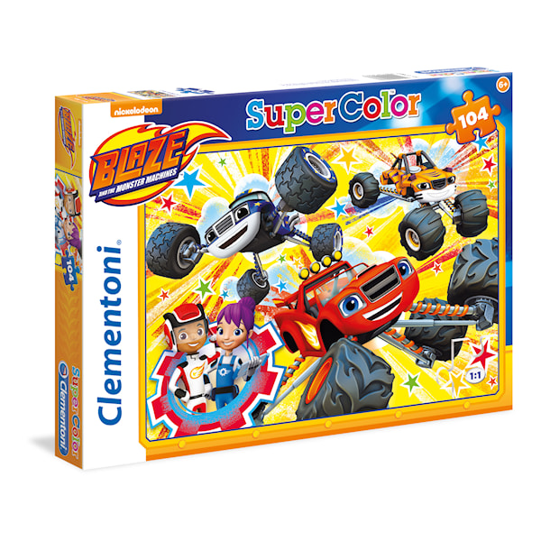 Pussel SuperColor Blaze, 104 bitar, Clementoni