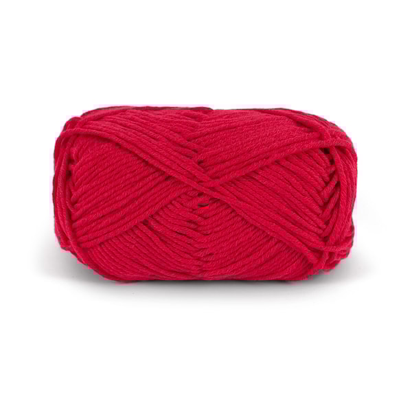 Dale Garn Lerke Pluss Ull Bomull Mix 50 g Röd 4018