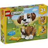 Söta djur: lekfull valp LEGO Creator (31382)