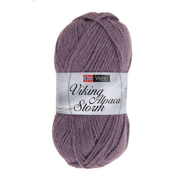 Viking of Norway Alpaca Storm Garn Alpackamix 50g Lila 568