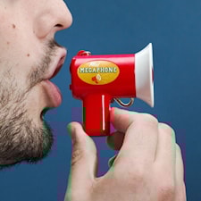 Nyckelring Mini Megafon