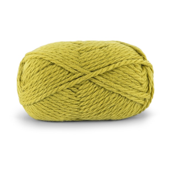 Knit At Home Nordic Wool Garn Ullgarn 100 g Limegrön 715