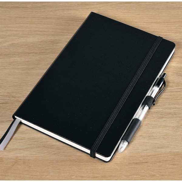Notatbok A5 Classic Professional A5 Linjert Svart BNT Office
