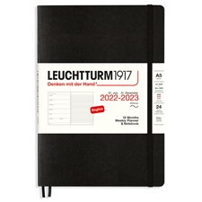 Kalender A5 Academic Weekly Planner 2022/2023 Soft Black Leuchtturm1917