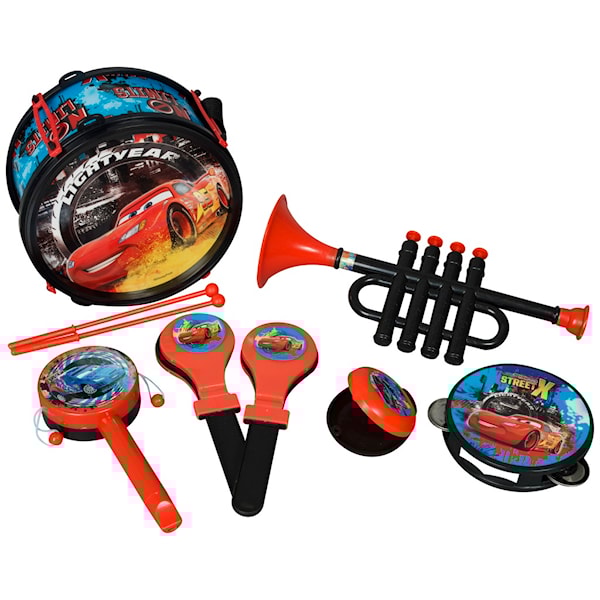 Musikset med 6 instrument Disney Pixar Cars 3 - musikleksaker Musikset med 6 instrument Disney Pixar Cars 3 - musikleksaker