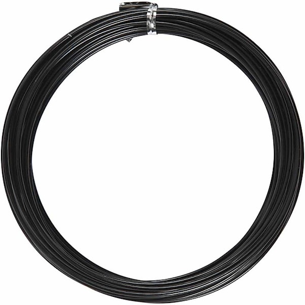 Alutråd, tykkelse 2 mm, 10 m, grønn