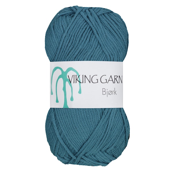 Bjørk 50 g Mørk petrol 530 Viking Garn