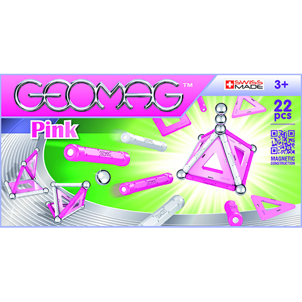 Geomag Panels Pink, 22 osaa