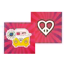 Servietter Hippie 60-tall 12-pakning