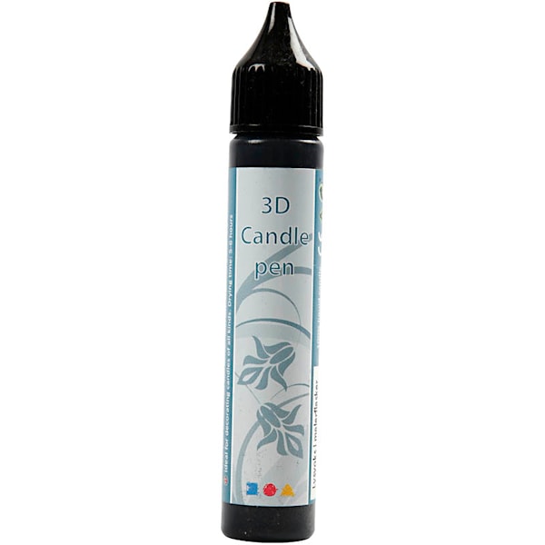 Kynttiläkynä, 25 ml, musta