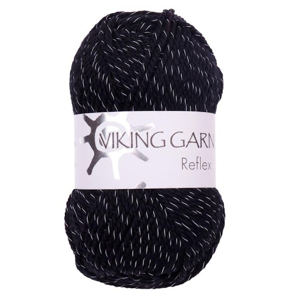 Viking of Norway Reflex Garn Ullmix 50g Svart 403