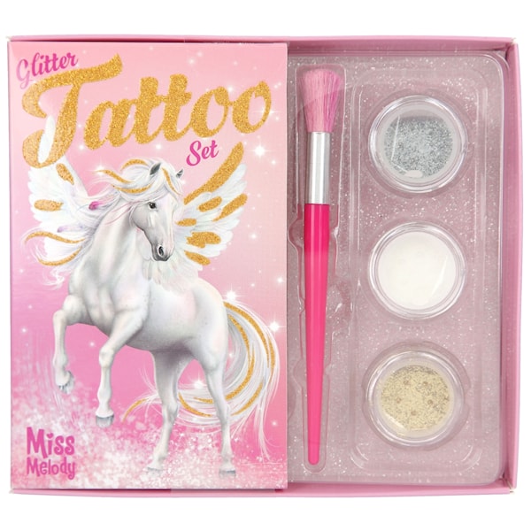Glitter Tatueringsset Miss Melody