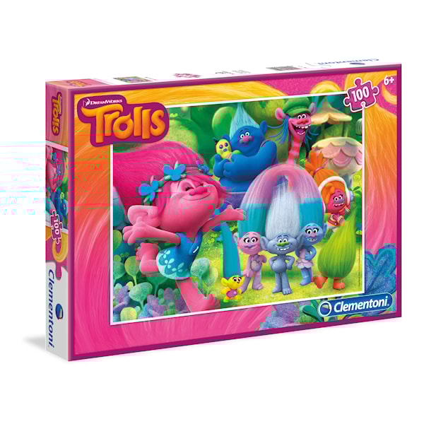Trolls pussel, 100 bitar, Clementoni