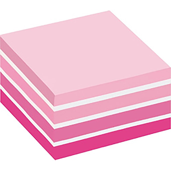Post-it Notisar 76x76 mm Pastellrosa 450 blad 3M