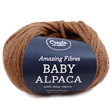 Adlibris Baby Alpaca, 50 g, Natural Brown A239
