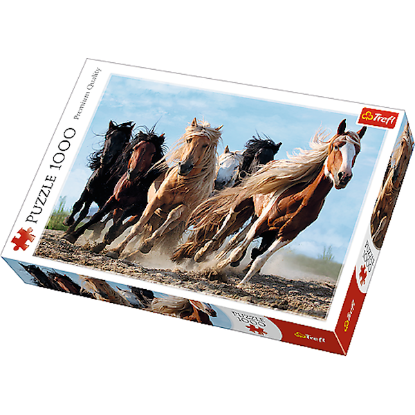 Galloping horses, Puslespill, 1000 brikker, Trefl