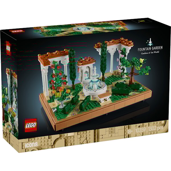 Hage med fontene LEGO® Icons (10359)