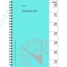 7.sans Ukekalender, spiralisert refill