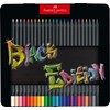 Faber-Castell Black Edition -värikynät metallikotelossa, 24 kynää